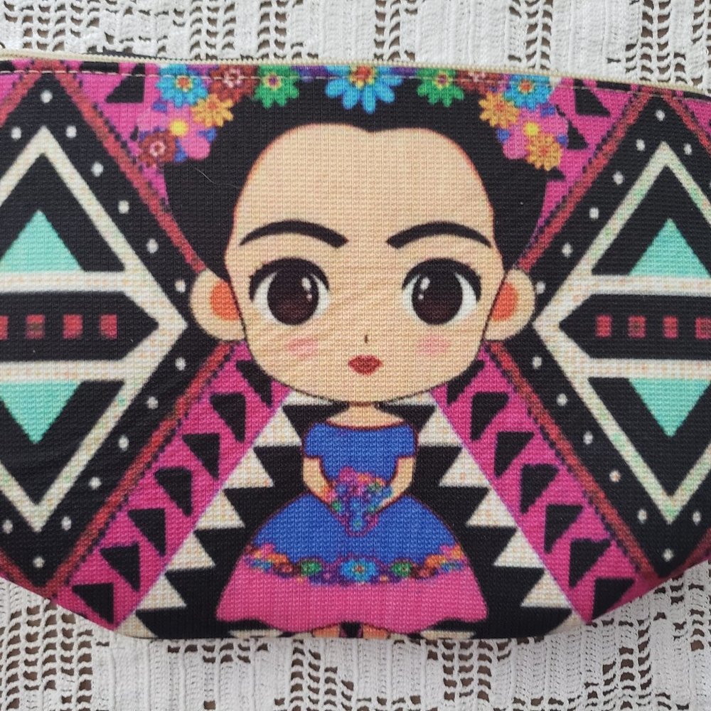 Frida Kahlo Clutch Bag Mexican Artisa